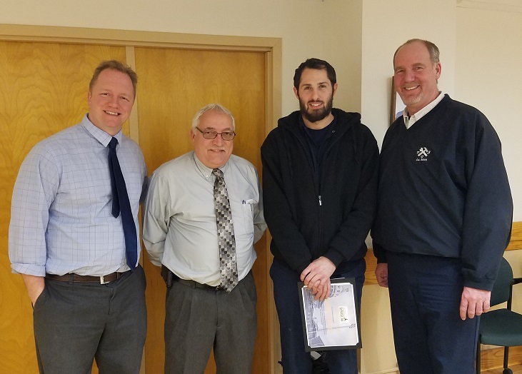 Nick Demarco - Employee of the Month with Supervisors